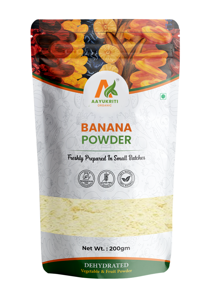 Pure Organic Raw Banana Powder - Aayukriti Organic